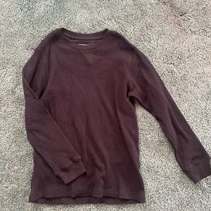 Girls Waffle Long Sleeve